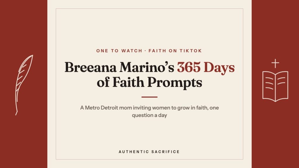 Breeana Marino’s 365 Faith Prompts: A Metro Detroit Mom’s Daily Invitation to Grow in Faith