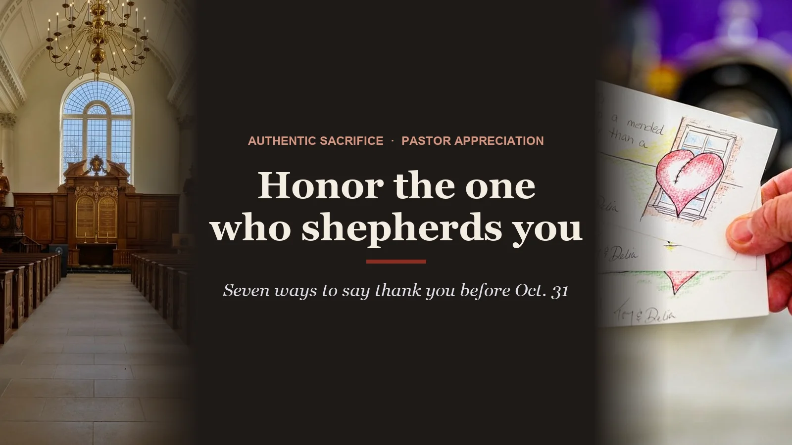 Pastor Appreciation Month: 7 Meaningful Ways to Honor Your Pastor: featured image