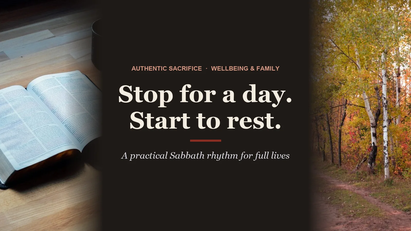 Sabbath for Busy People: A Practical Rhythm of Rest: featured image